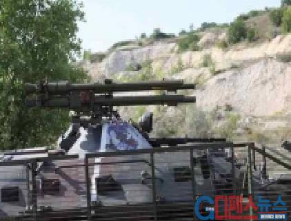 SPG-9M 73mm 4정이 장착된 모습 <사진출처 = 국방기술품질원>
